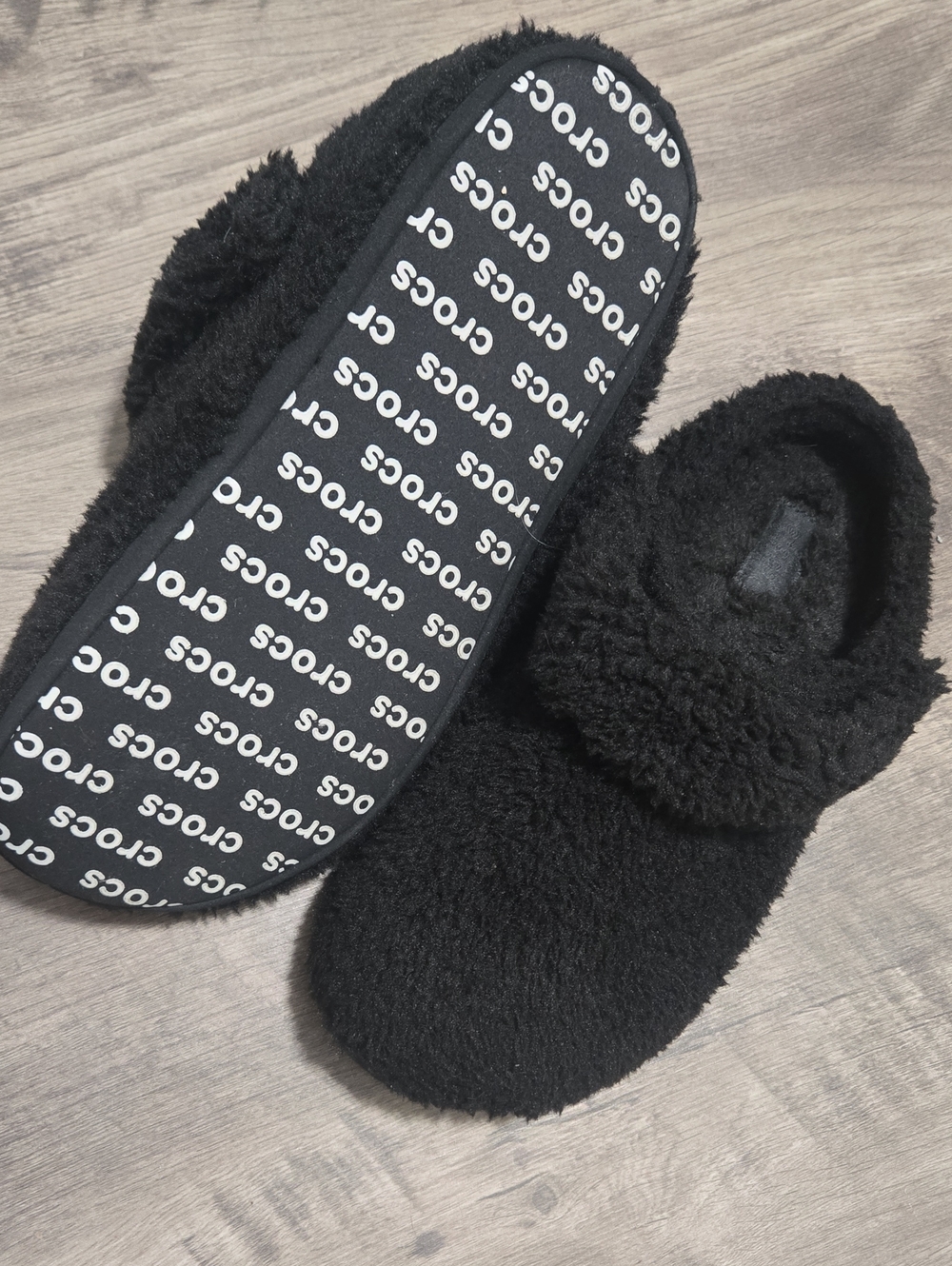 Furry Crocs Slippers